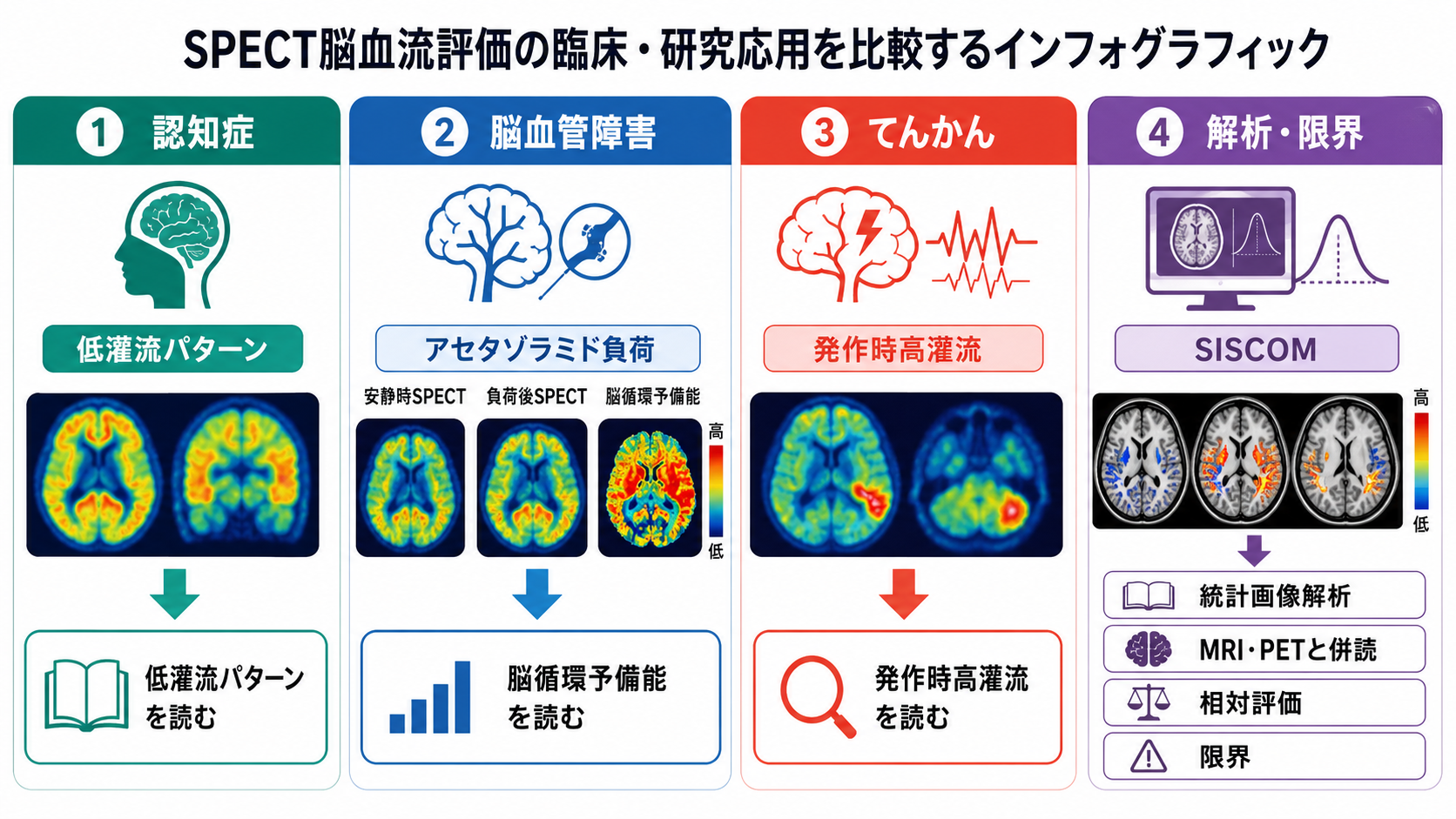 SPECT脳血流評価の臨床応用