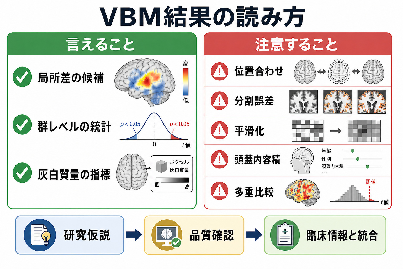VBM結果の読み方
