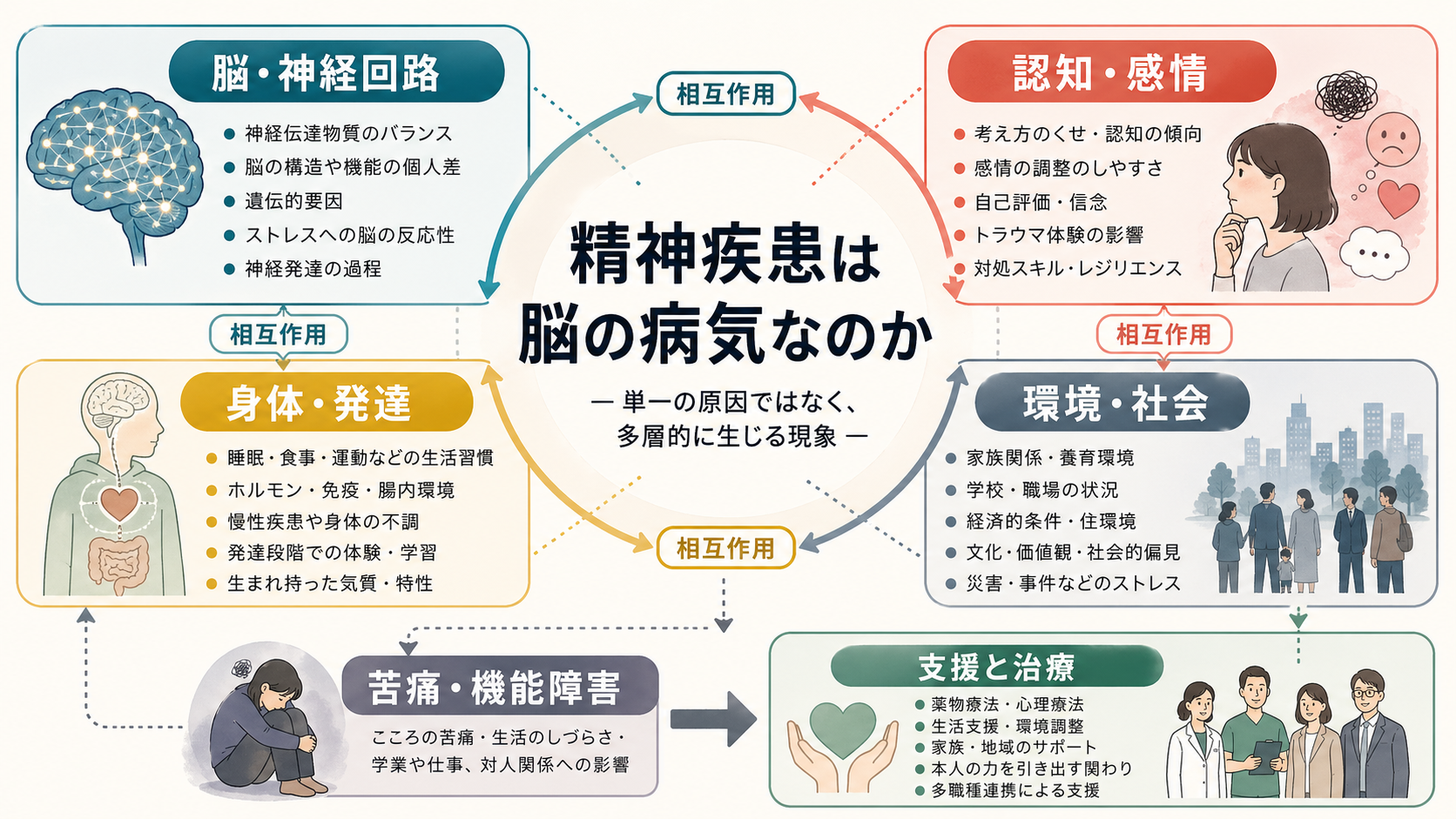 精神疾患の多層モデル