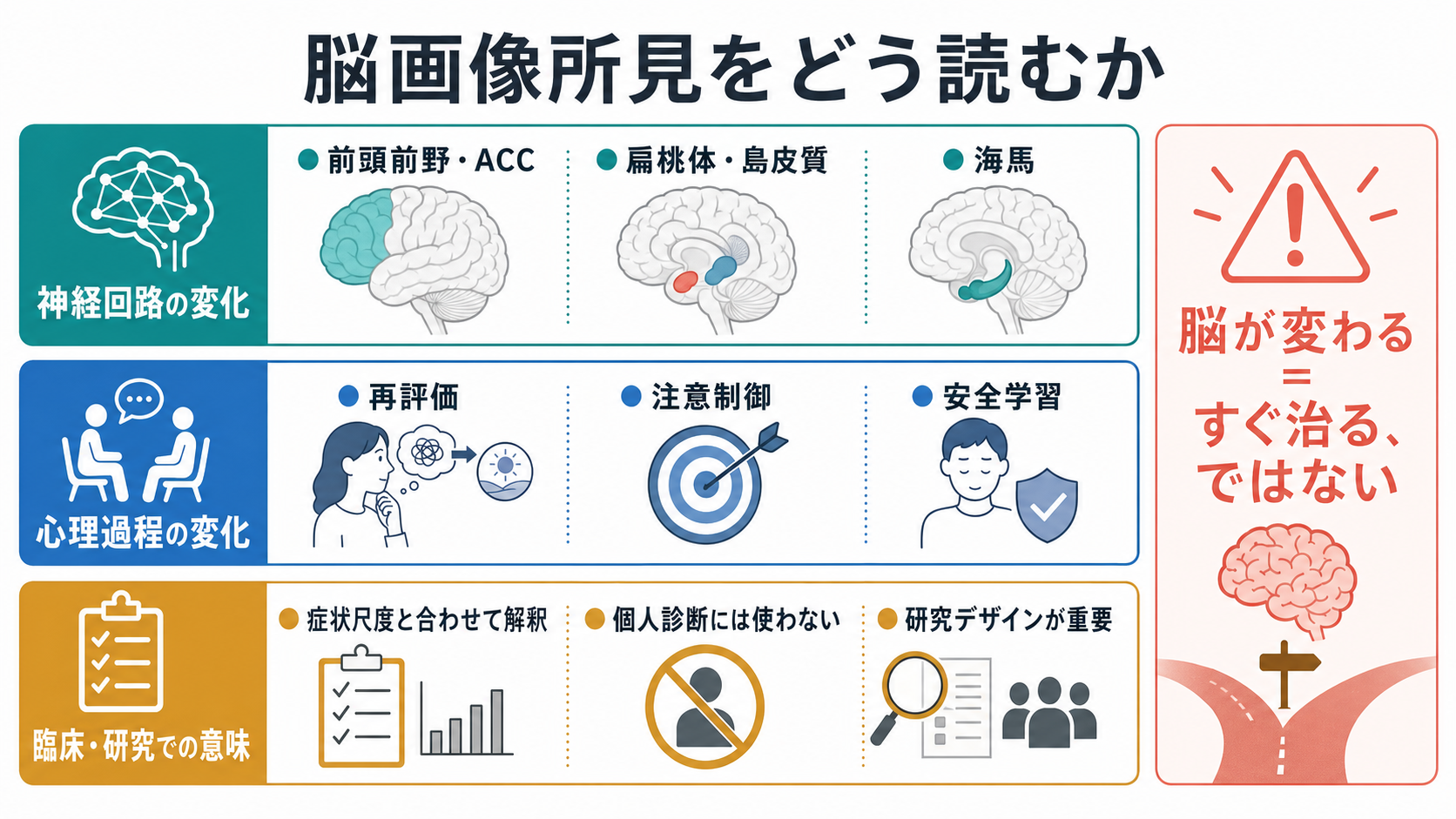 脳画像所見と臨床的意味の読み方