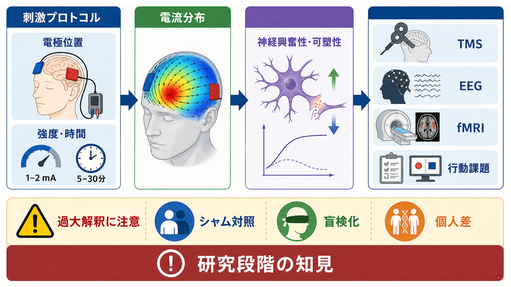 tDCS研究の読み方