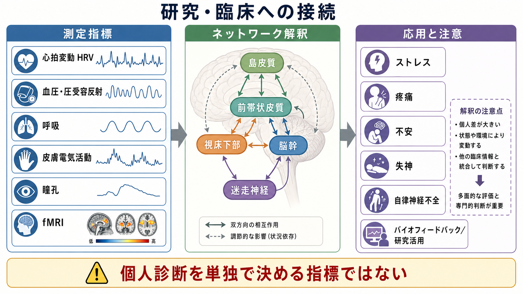 自律神経ネットワークの研究・臨床応用