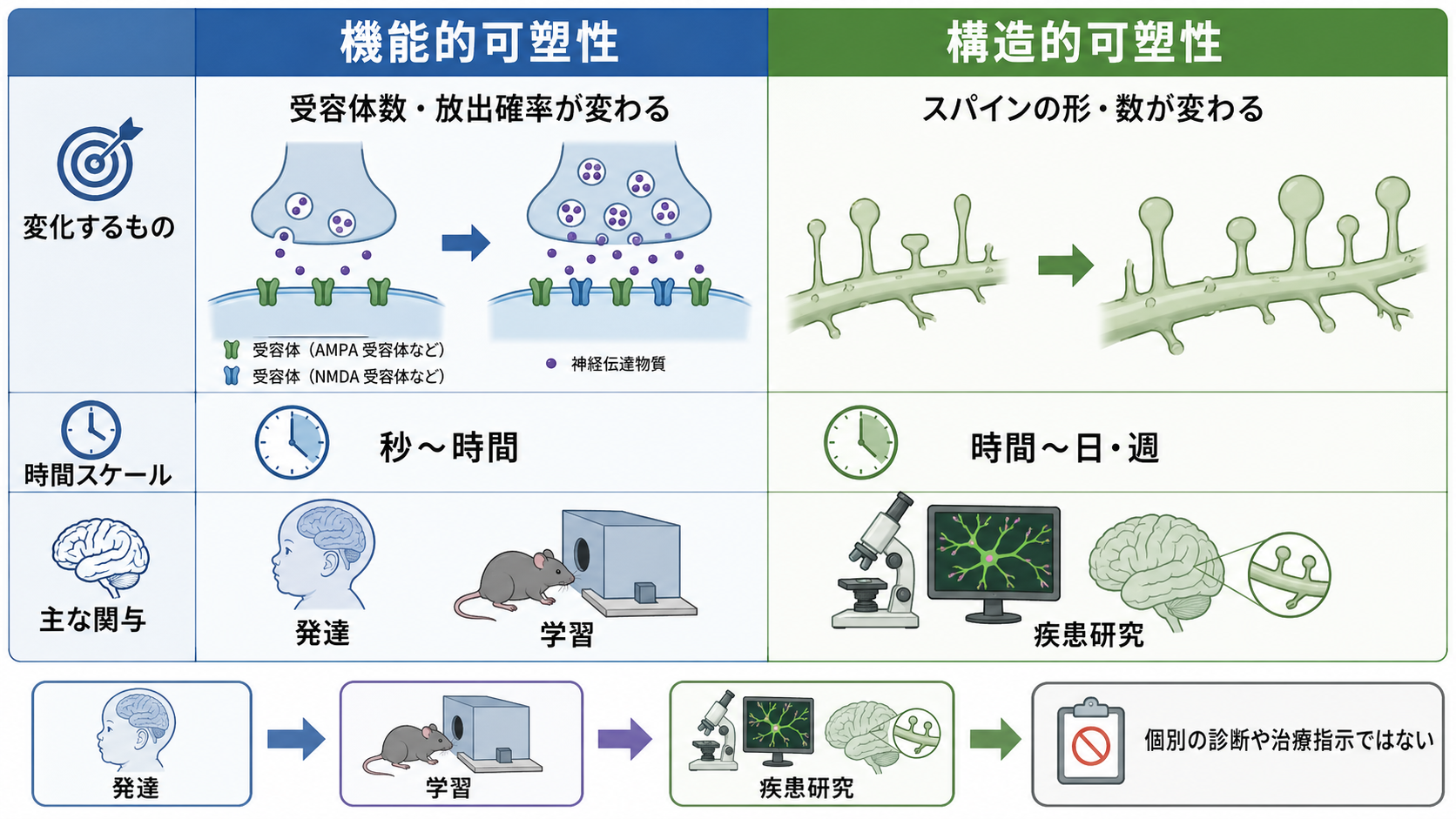 LTPとシナプス可塑性の全体像