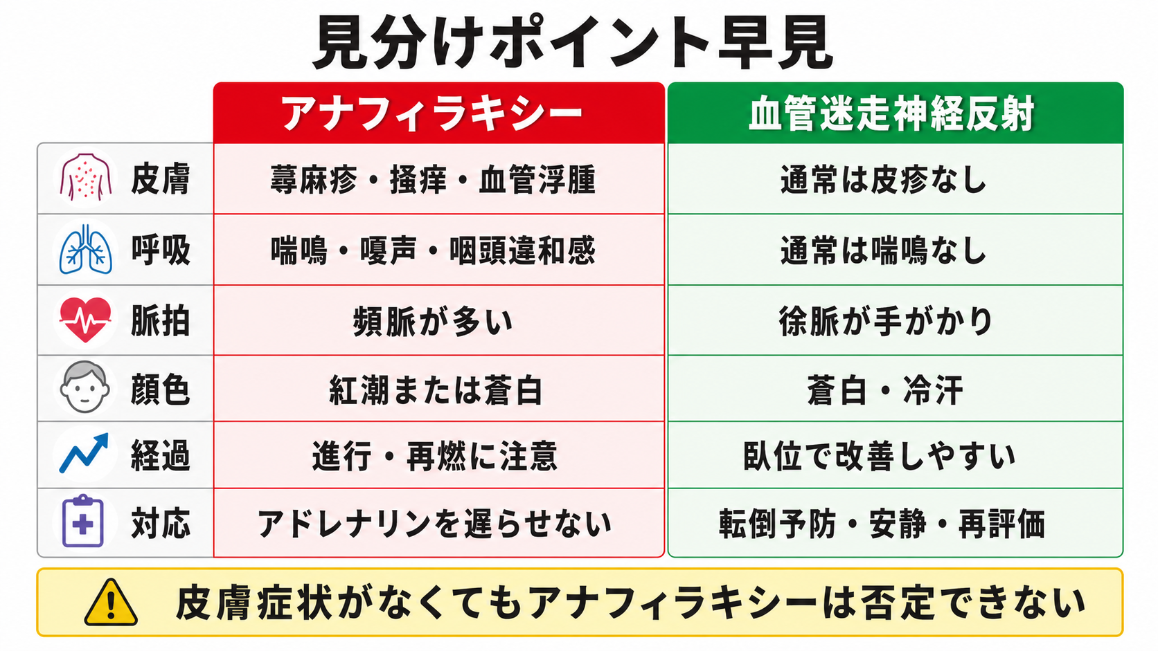 見分けポイント早見