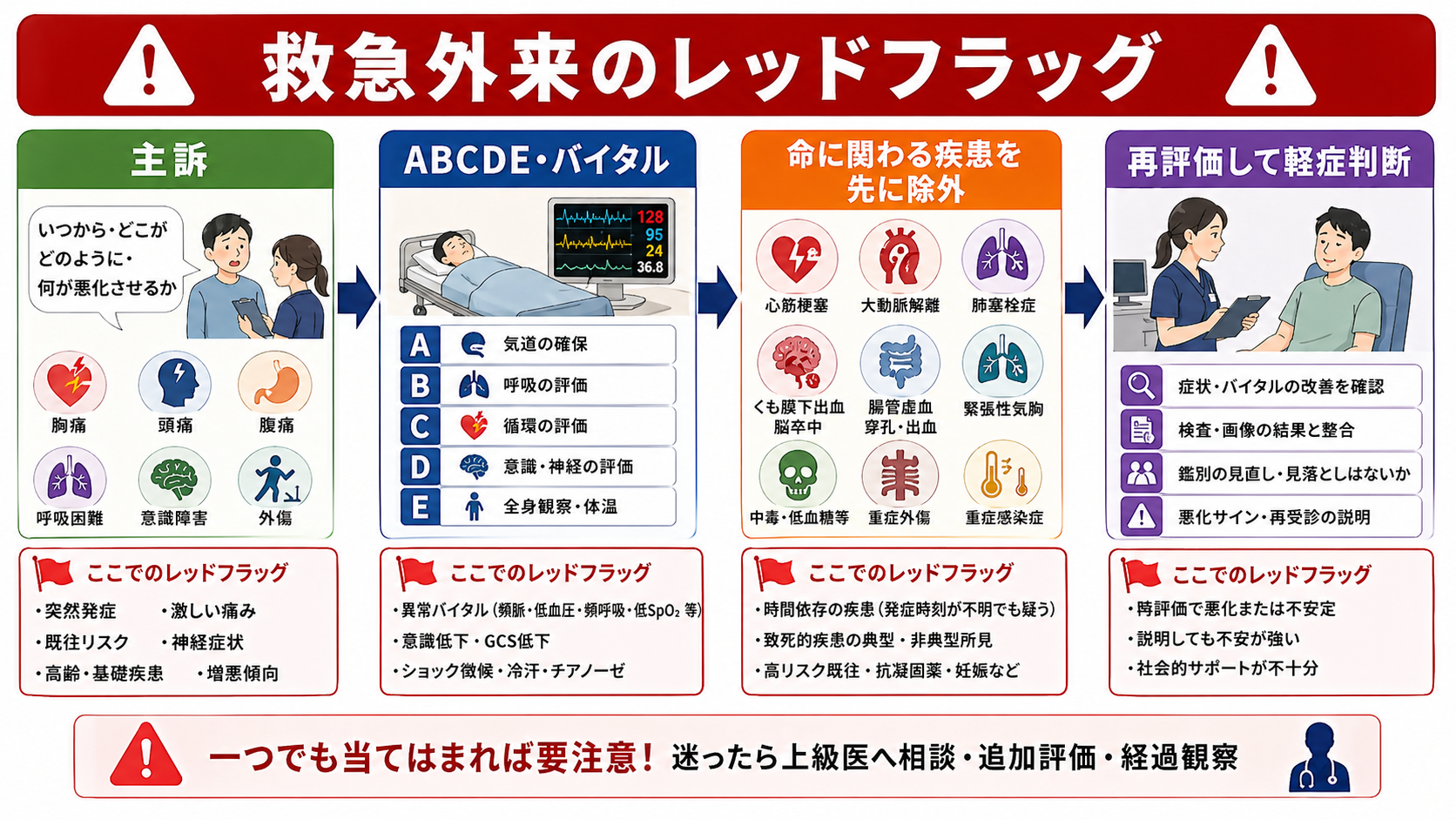 救急外来のレッドフラッグ