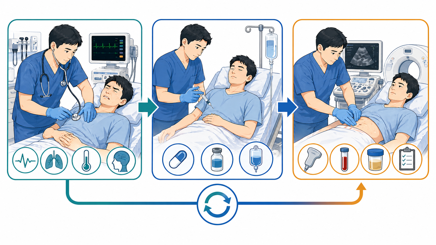 腹痛患者に鎮痛薬を使う全体像