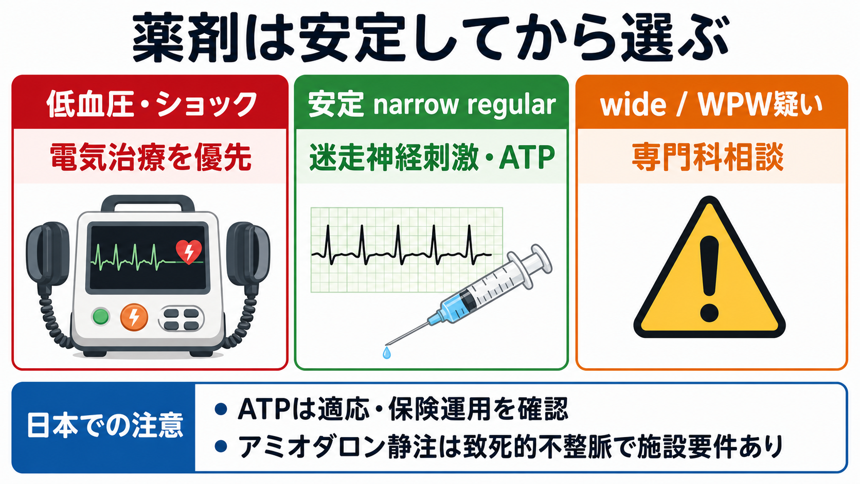 薬剤選択の注意